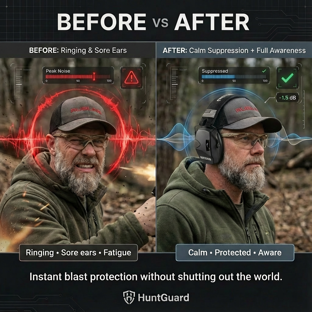 HuntGuard Tactical Earmuffs