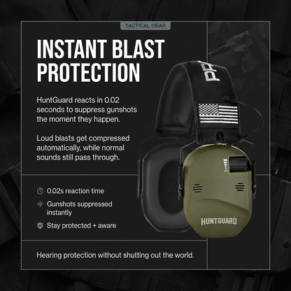 HuntGuard Tactical Earmuffs
