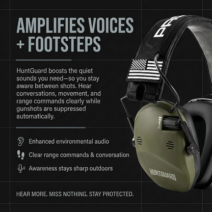 HuntGuard Tactical Earmuffs